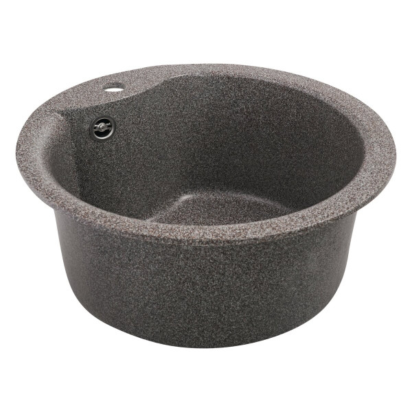 Гранітна мийка для кухні VALESO 480 TURAS матова Мікс