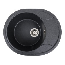 Гранитная мойка для кухни VALESO ONYX 5847 матовая Карбон