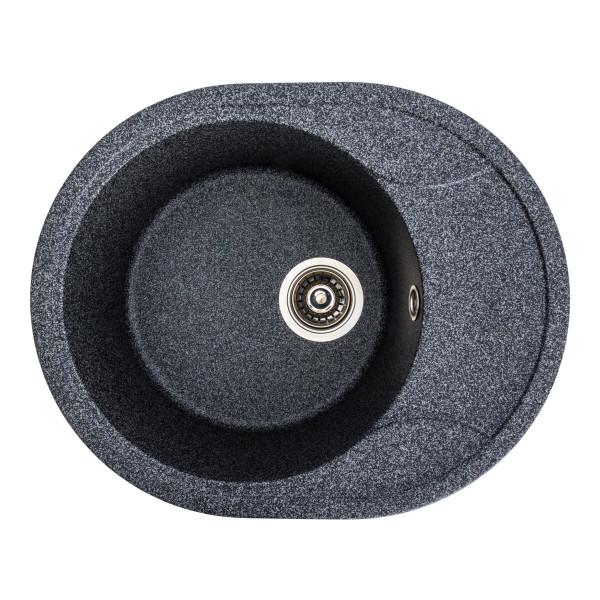 Гранітна мийка для кухні VALESO ONYX 5847 матова Графіт