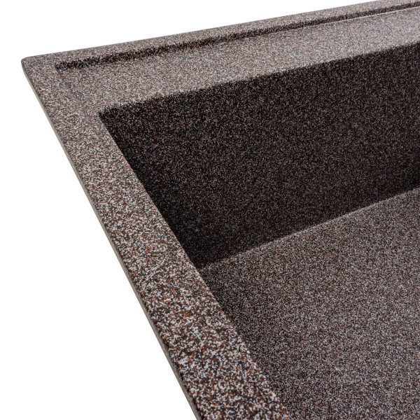 Гранітна мийка для кухні VALESO AZURIT 7950 матова Мікс