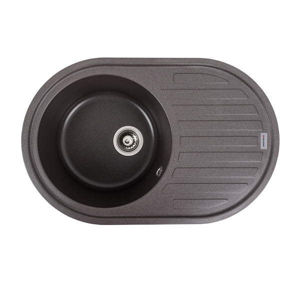 Гранітна мийка для кухні VALESO LIRA 7750 матова Гренадін