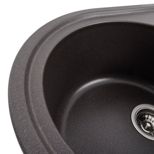 Гранітна мийка для кухні VALESO LIRA 7750 матова Гренадін