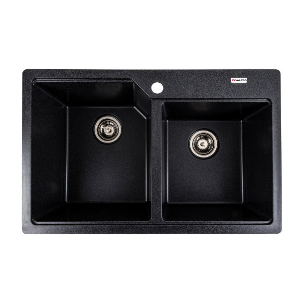 Гранітна мийка для кухні VALESO HARMONY 7850 матова Карбон