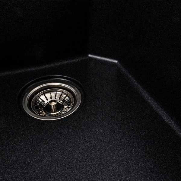 Гранітна мийка для кухні VALESO HARMONY 7850 матова Карбон