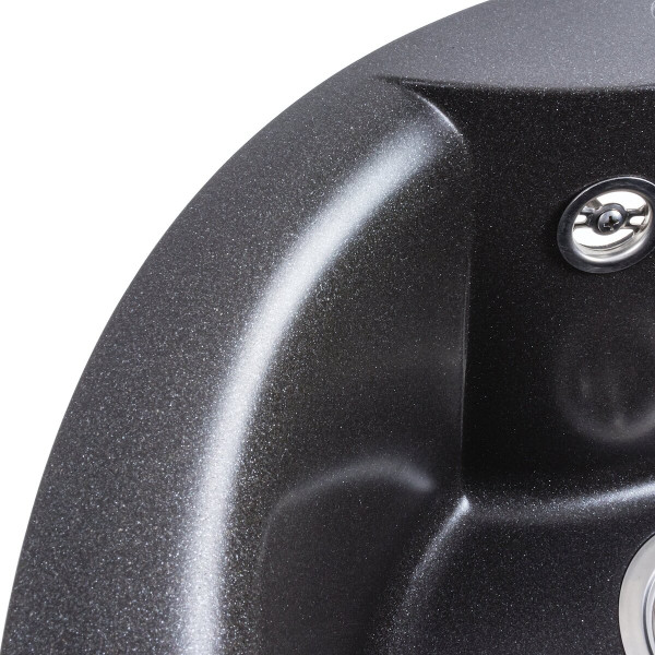 Гранітна мийка для кухні VALESO TURAS 480 матова Моріон