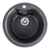 Гранитная мойка для кухни VALESO TURAS 480 матовая Морион