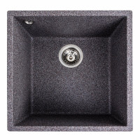 Гранитная мойка для кухни VALESO 4040 RUBA матовый микс