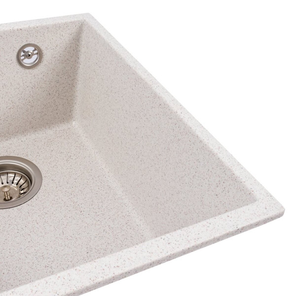 Гранітна мийка для кухні VALESO ROXY 3744 матова Топаз