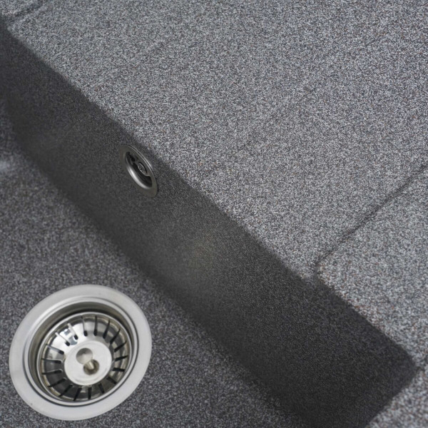 Гранітна мийка для кухні VALESO INTENSO 6550 матова Мікс