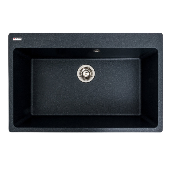 Гранітна мийка для кухні VALESO 7850 Bogema матова (антрацит)