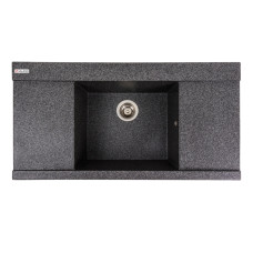 Гранитная мойка для кухни VALESO ATLAS 9651 матовая Графит