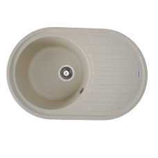 Гранитная мойка для кухни VALESO LIRA 7750 матовая Песок