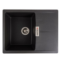 Гранітна мийка для кухні VALESO ZIRKONE 6250 матова Моріон