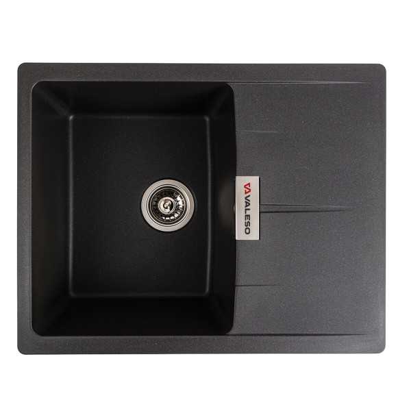 Гранітна мийка для кухні VALESO ZIRKONE 6250 матова Моріон