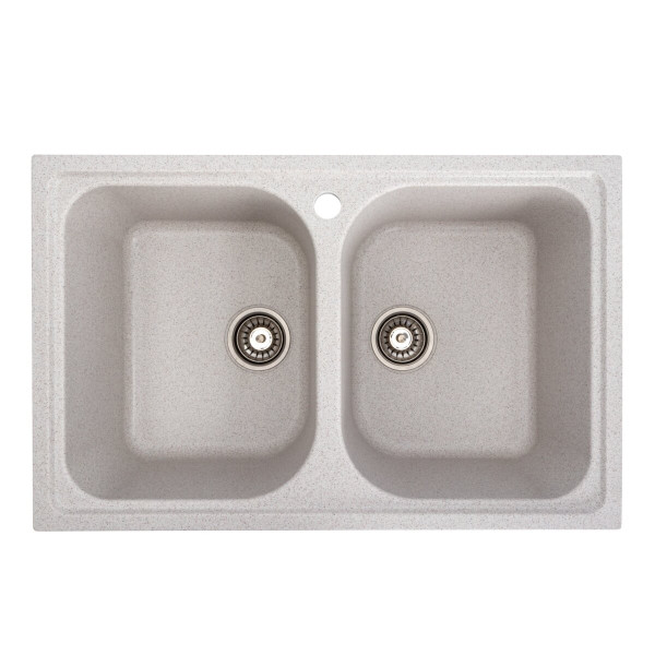 Гранітна мийка для кухні VALESO EQUATORIA 7950 матова Топаз