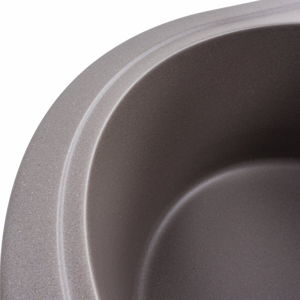 Гранітна мийка для кухні VALESO 5847 ONYX матова Дюна