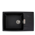 Гранітна мийка для кухні VALESO ROMA 7850 матова Чорна