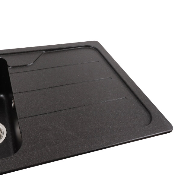 Гранітна мийка для кухні VALESO VERONA 7850 матова Моріон