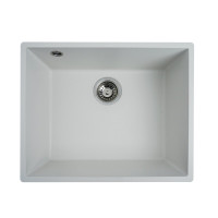 Гранітна мийка для кухні VALESO OASIS 5444 матова Білосніжна