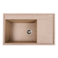 Гранитная мойка для кухни VALESO 7950 AZURIT матовая Карамель