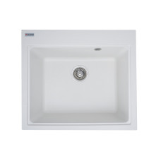 Мойка гранитная VALESO 5852 VESTA матовая Белоснежная