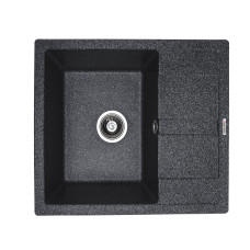 Гранитная мойка для кухни VALESO ARIA 5851 матовая Графит