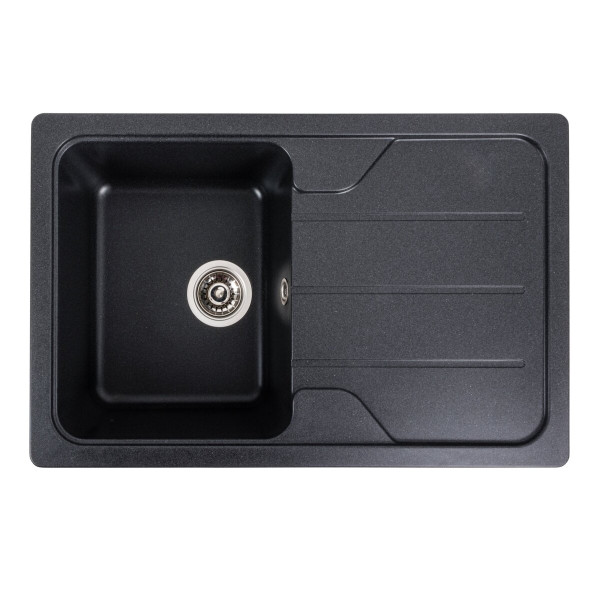 Гранітна мийка для кухні VALESO VERONA 7850 матова Карбон