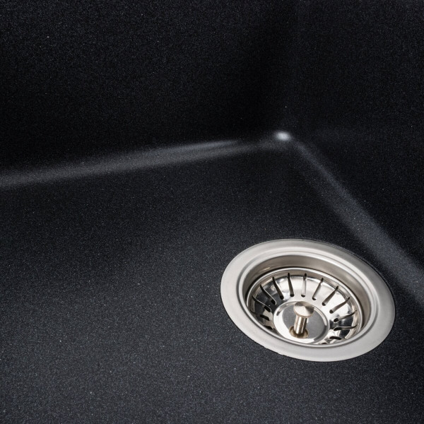 Гранітна мийка для кухні VALESO VERONA 7850 матова Карбон