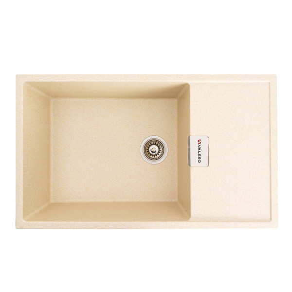 Гранітна мийка для кухні VALESO 8650 DIAMOND матова (пісок)