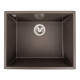 Гранітна мийка для кухні VALESO OASIS 5444 матова Темна скеля