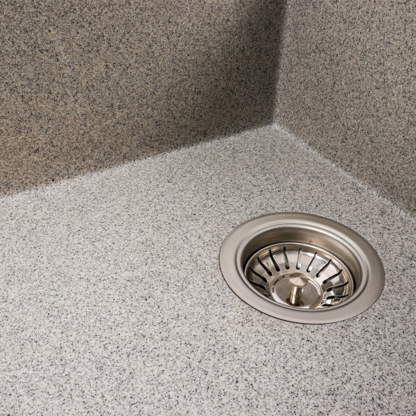 Гранітна мийка для кухні VALESO AZURIT 7950 матова Сірий