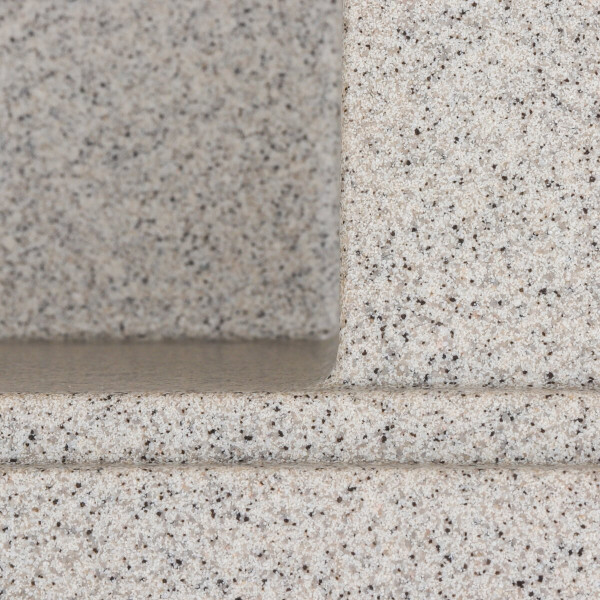 Гранітна мийка для кухні VALESO AZURIT 7950 матова Сірий