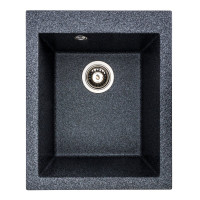 Гранітна мийка для кухні VALESO SOKIL 4150 матова Графіт