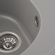 Гранітна мийка для кухні VALESO LUNA 510 матова Сірий металік