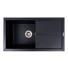 Гранитная мойка для кухни VALESO SOLID 7843 матовая Черная
