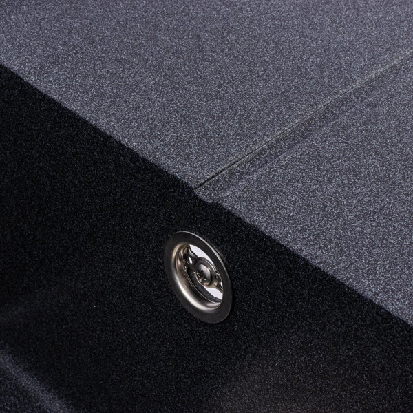 Гранітна мийка для кухні VALESO SOLID 7843 матова Карбон