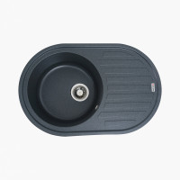 Гранітна мийка для кухні VALESO LIRA 7750 матова Антрацит