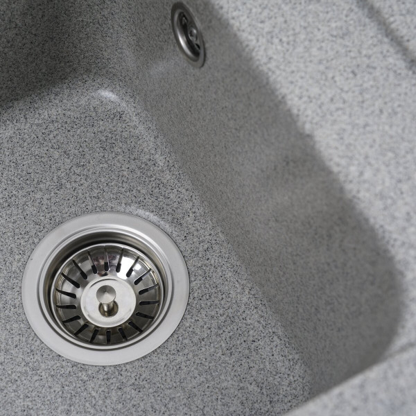 Гранітна мийка для кухні VALESO KORRADO 4050 матова Сіра