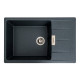 Гранітна мийка для кухні VALESO 7850 ROMA матова (антрацит)