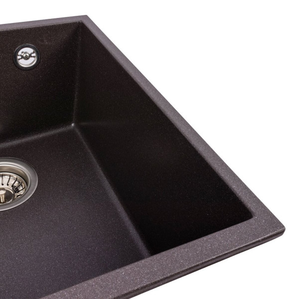 Гранітна мийка для кухні VALESO ROXY 3744 матова Гренадін