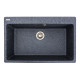 Гранітна мийка для кухні VALESO BOGEMA 7850 матова Графіт