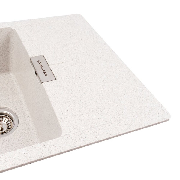 Гранітна мийка для кухні VALESO ZIRKONE 6250 матова Топаз