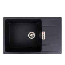 Гранитная мойка для кухни VALESO 7850 ROMA матовий Карбон