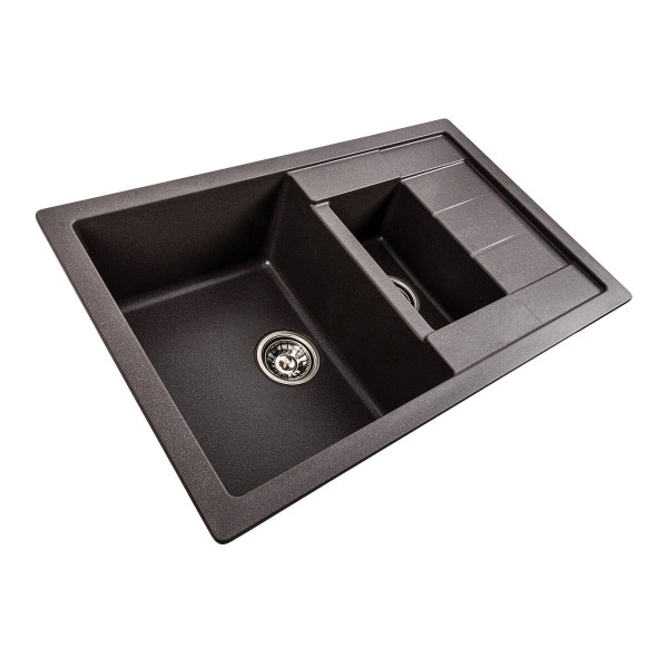 Гранітна мийка для кухні VALESO 7850W TOSKANA матовий Гренадін