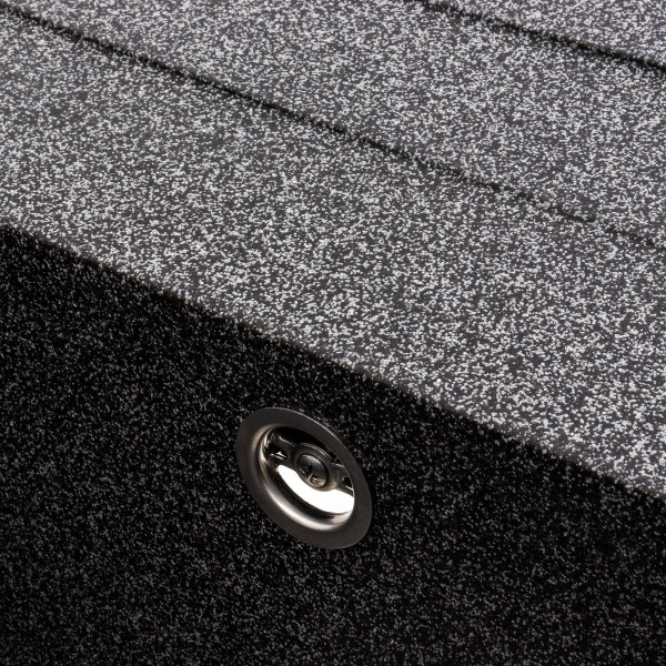 Гранітна мийка для кухні VALESO CASCADA 7050 матова Графіт