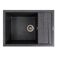 Гранітна мийка для кухні VALESO CASCADA 7050 матова Графіт