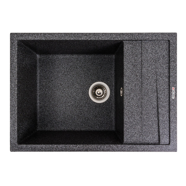 Гранітна мийка для кухні VALESO CASCADA 7050 матова Графіт