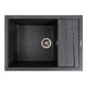 Гранітна мийка для кухні VALESO CASCADA 7050 матова Графіт