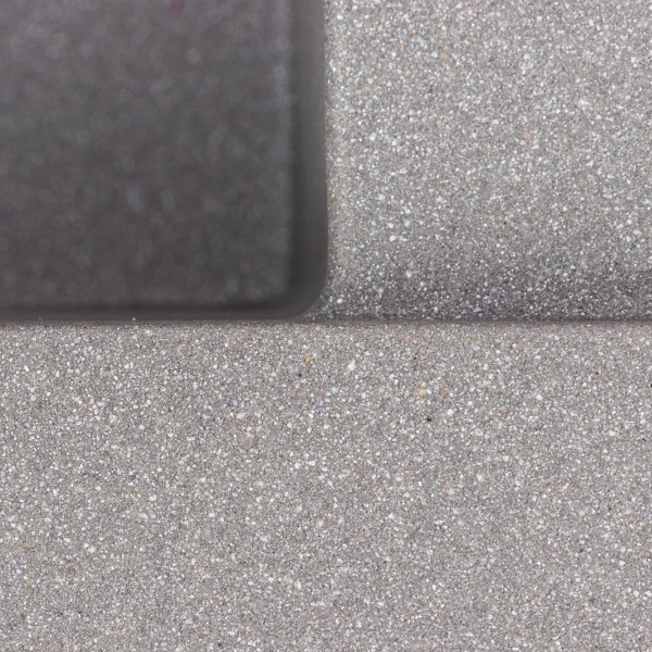 Гранітна мийка для кухні VALESO ATLAS 9651 матова Сірий мусон