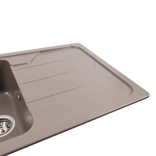 Гранітна мийка для кухні VALESO VERONA 7850 матова Дюна